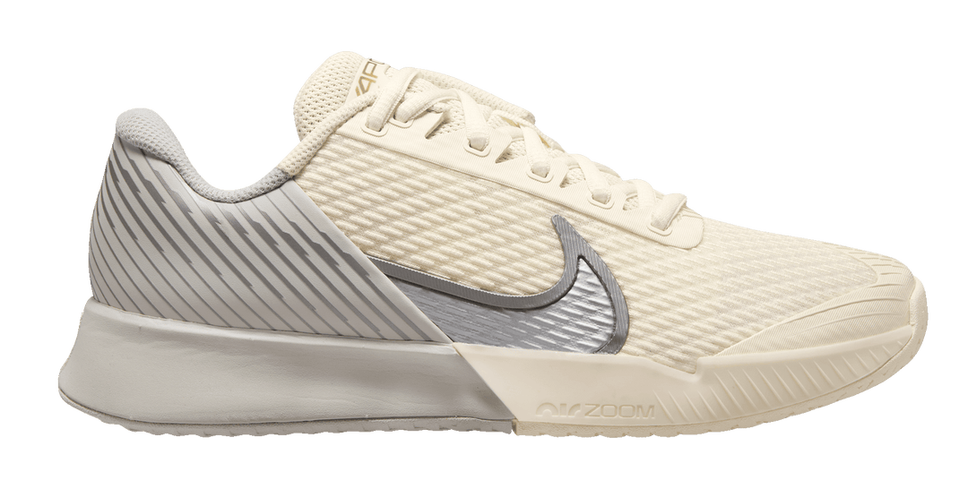 Nike Air Zoom Vapor Pro 2 HC Premium Ivory-Silver Tennis Nike Air Zoom Vapor Pro 2 HC Premium Ivory-Silver Tennis