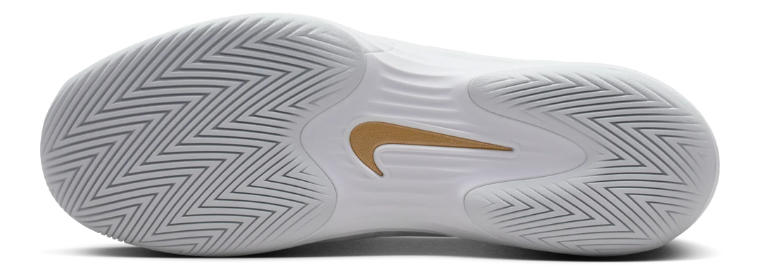 Nike Vapor 12 Magnolia HC blanches et dorées Chaussures de tennis