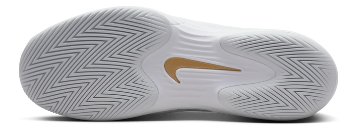 Nike Vapor 12 Magnolia HC blanches et dorées Chaussures de tennis