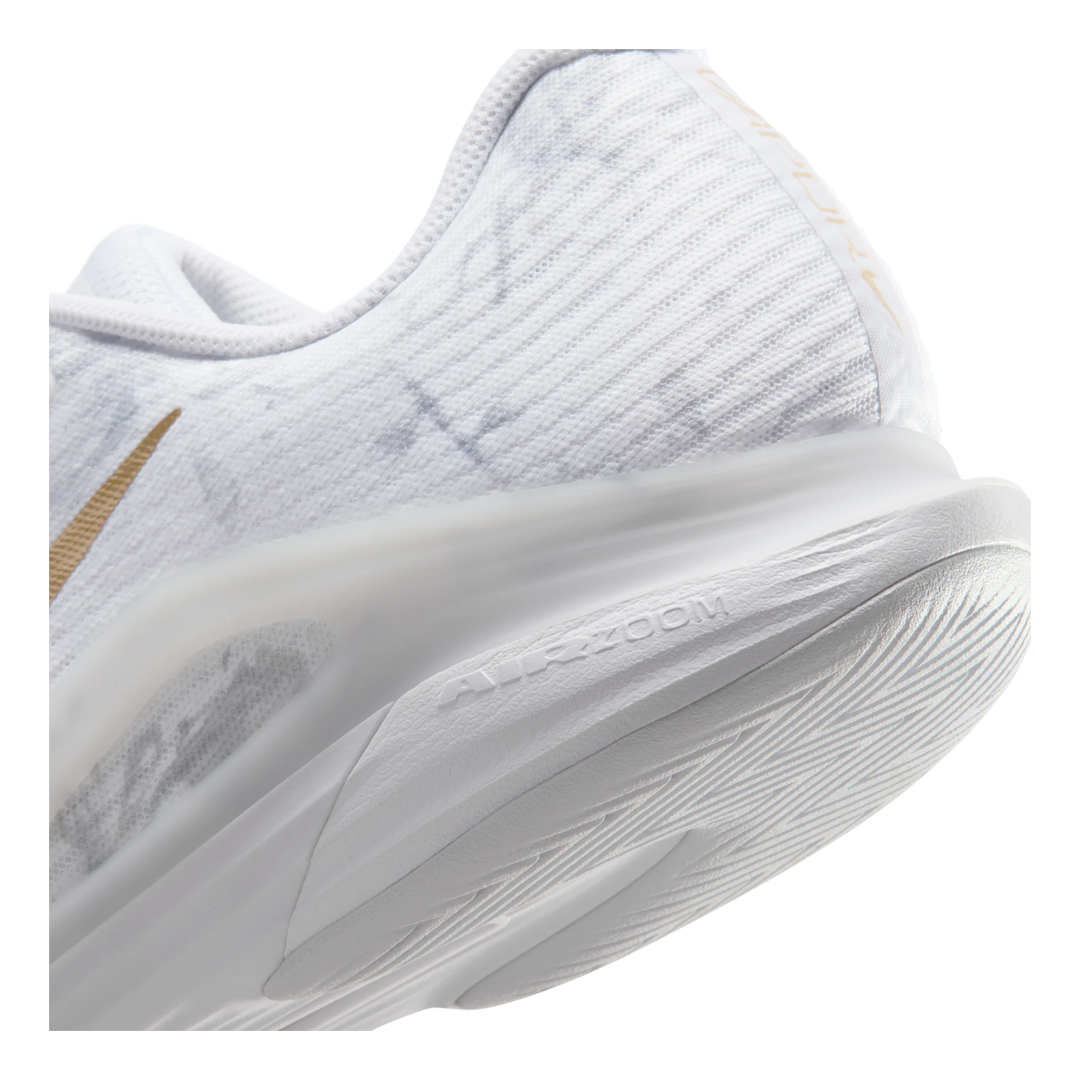 Nike Vapor 12 Magnolia HC blanches et dorées Chaussures de tennis