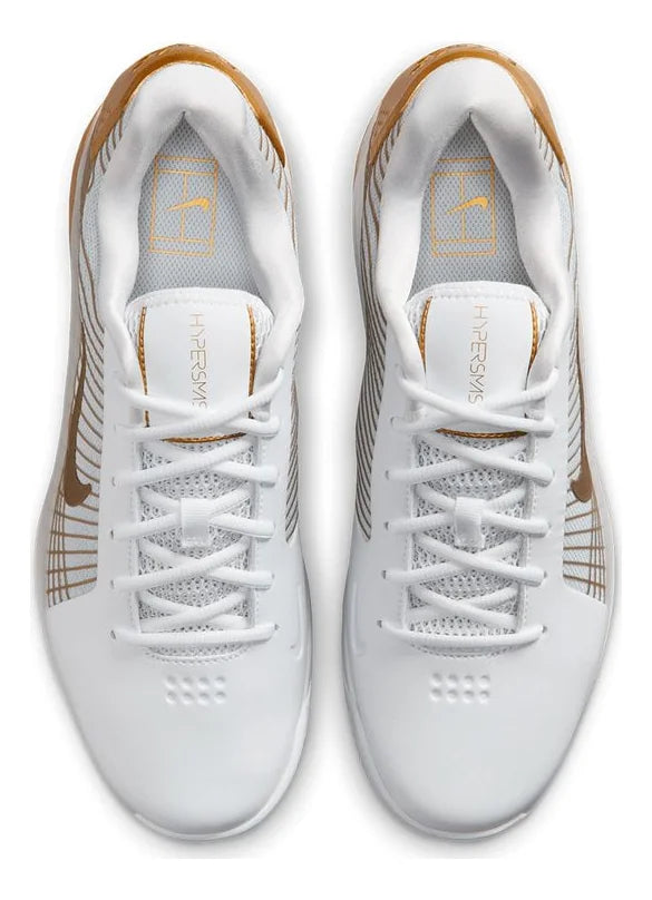 Nike Vapor 12 Hypersmash HC White/Gold Tennis Men&