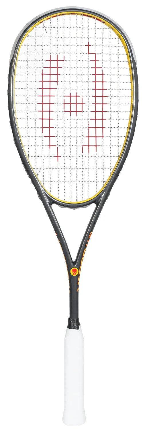 Harrow Vapor Misfit 115 Squash Racquet Grey/Yellow/Red Squash Racquet  