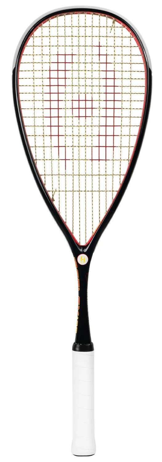 Harrow Reflex 125 Tarek Momen Signature Black/Red 2025 Squash Racquet - Sports Virtuoso