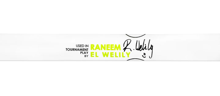 Harrow Vapor Raneem El Welily Signature White/Lime Squash Racquet