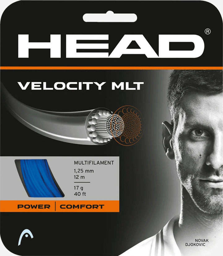 Head Velocity Mlt 130 16g Tennis 12M String Set