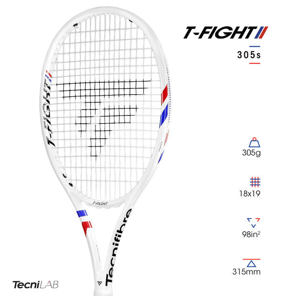 Tecnifibre T-Fight 305s Tennis Racquet Unstrung - Sports Virtuoso