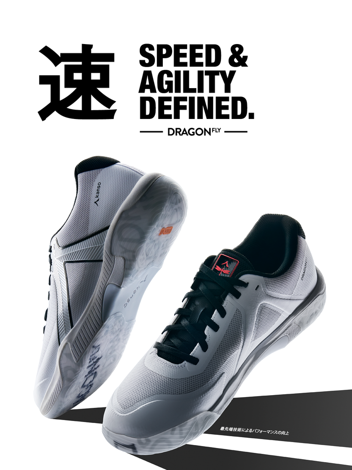 Kanso Dragonfly 2 Men's Court Shoe White-Black