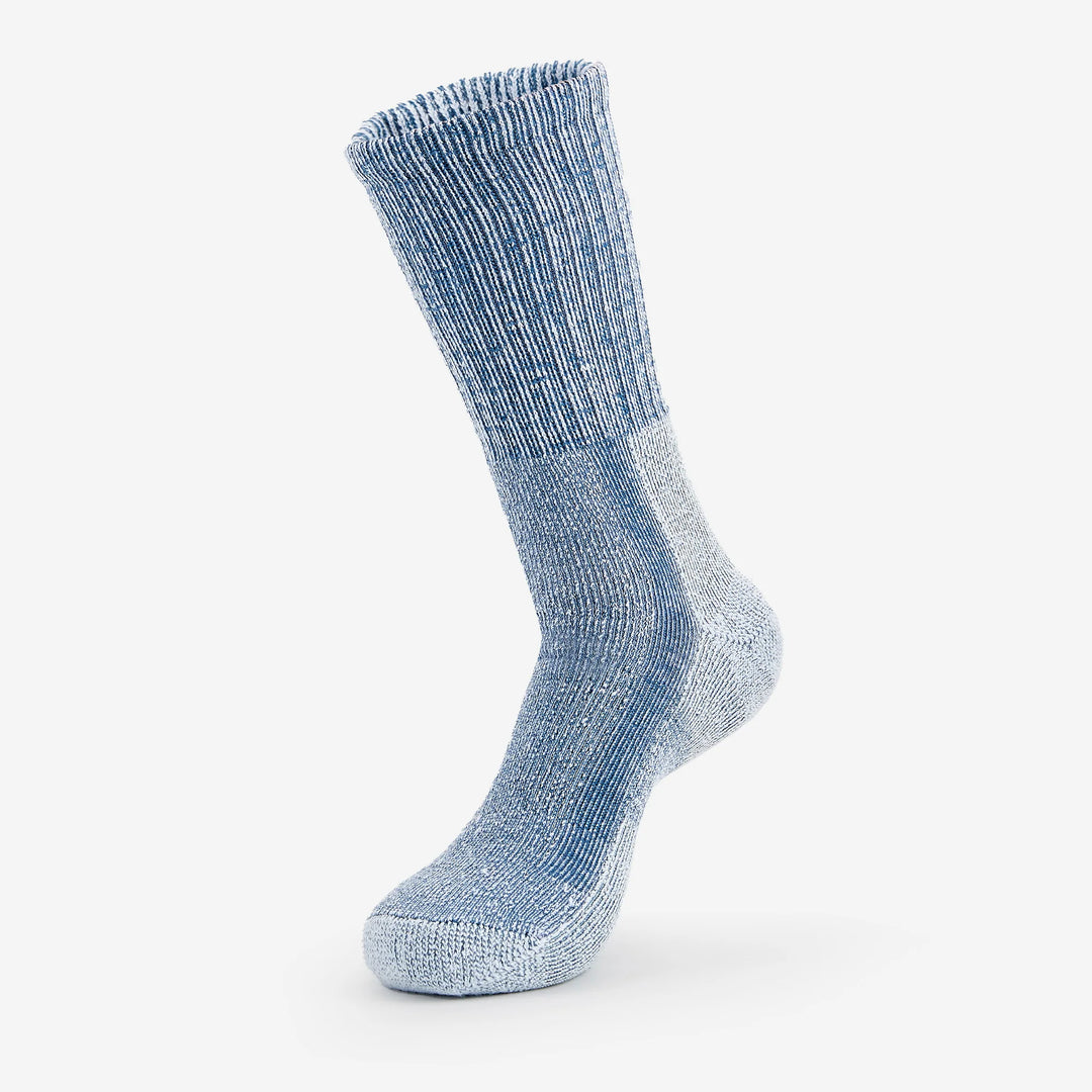 Thorlo Women's Moderate Cushion Crew Hiking Socks | LTHW Medium-7.0-9.0-Blue 