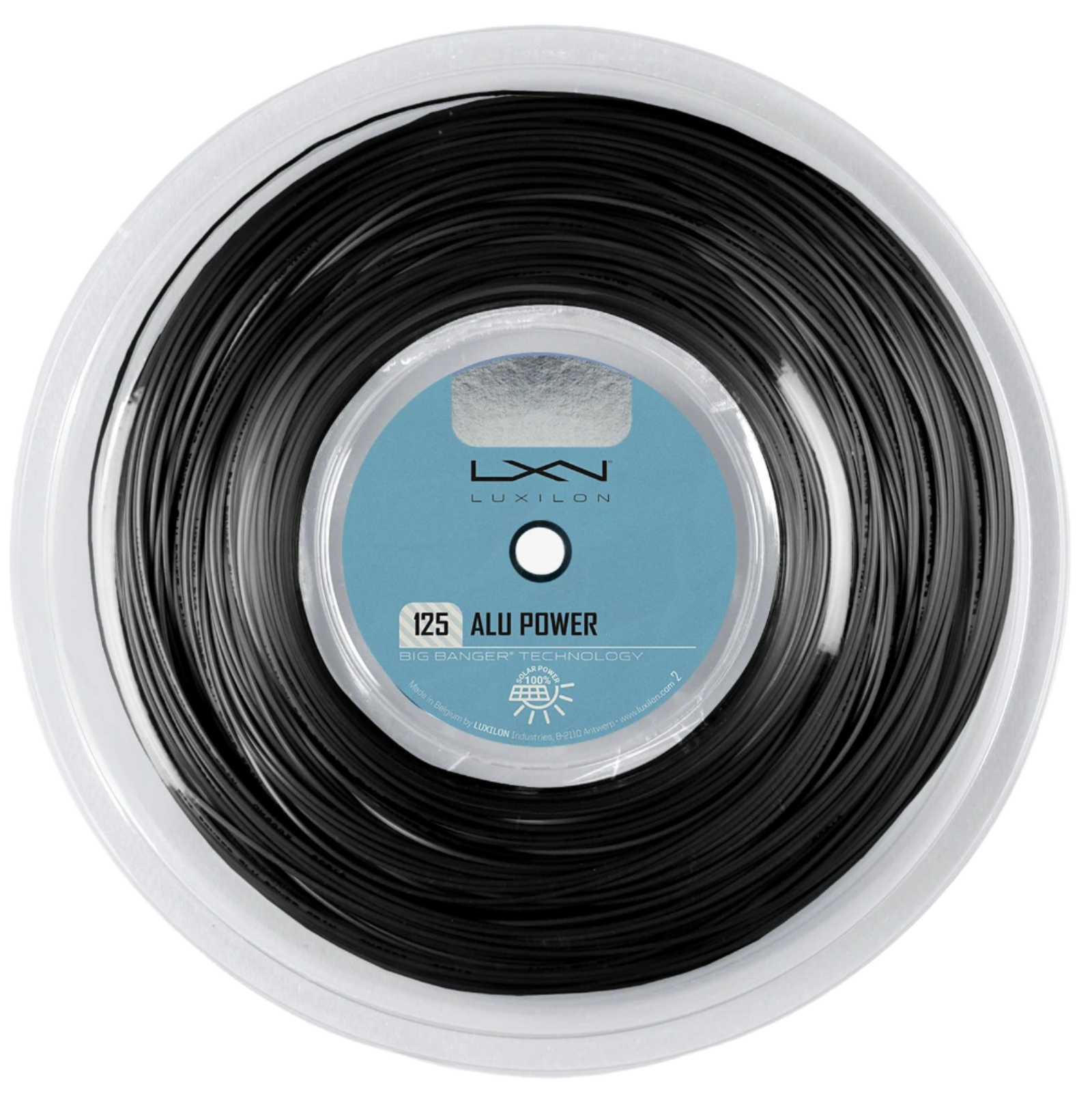 Luxilon Alu Power 125 16Lg Black Tennis 220M/726Ft String Reel  