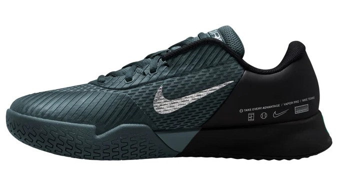 Nike Air Zoom Vapor Pro 2 HC Premium Black/Multi-Color Tennis Men's Shoes  