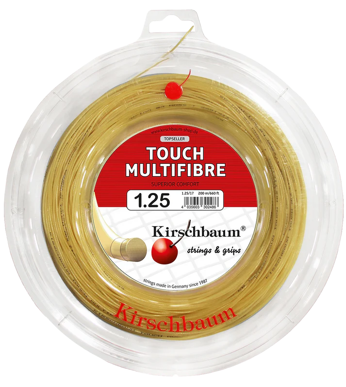 Bobine Kirschbaum Touch Multifibre 130 16 g Tennis 200 m