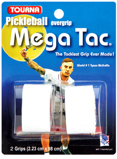 Tourna Pickleball Mega Tac Wet Feel 2-pack Overgrips