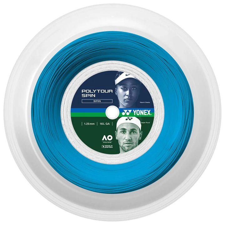 Yonex Poly Tour Pro 125 16Lg Yellow Tennis 200M/656Ft String Reel