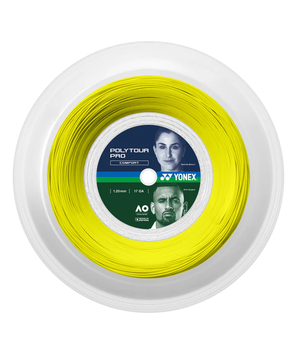 Yonex Poly Tour Pro 125 16Lg Tennis 200M/656Ft String Reel - Sports Virtuoso