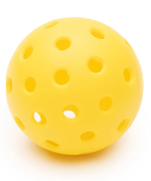 Pickleballs d'extérieur Black Knight - Paquet de 12