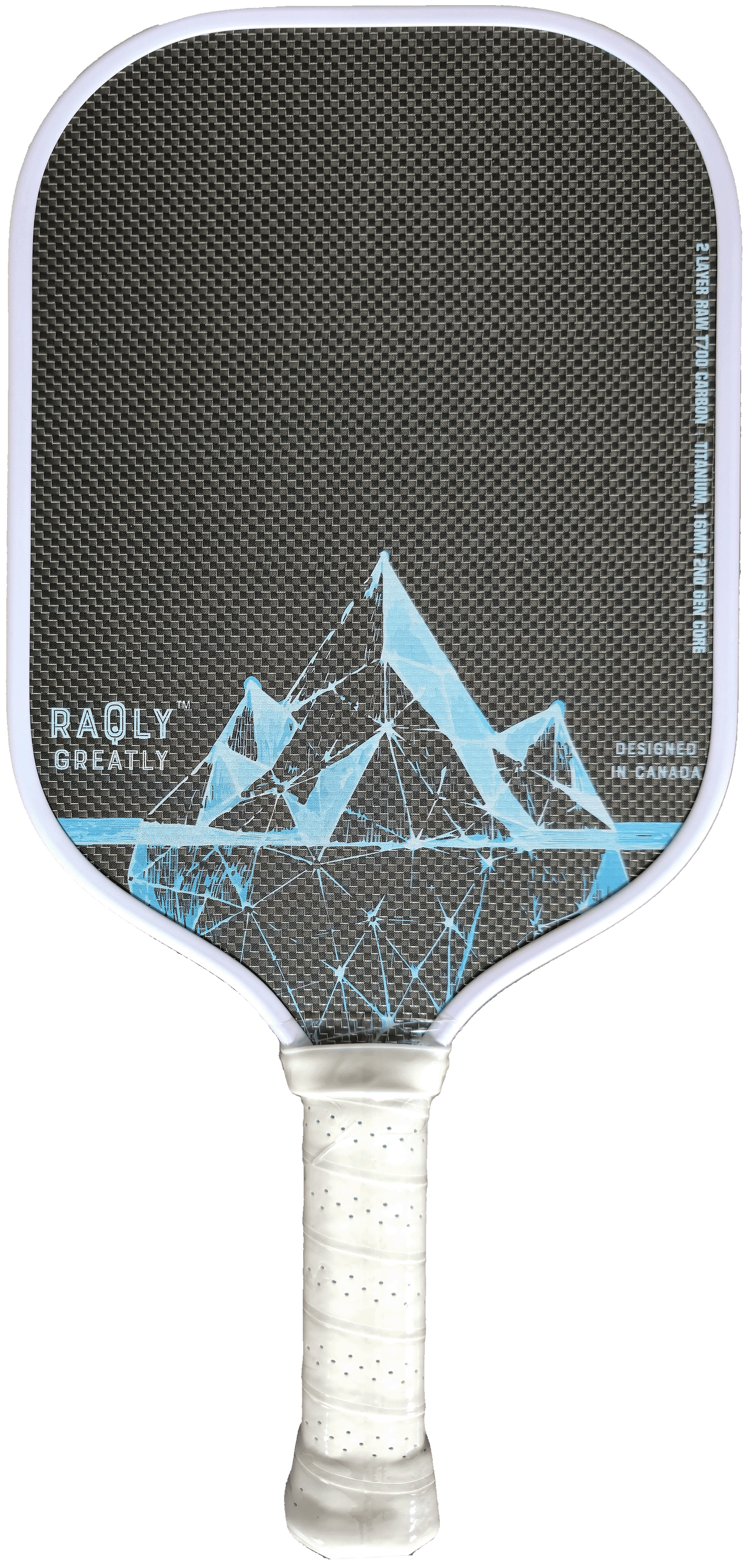 RAQLY Greatly Titanium T700 Carbon Pickleball Paddle - Sports Virtuoso