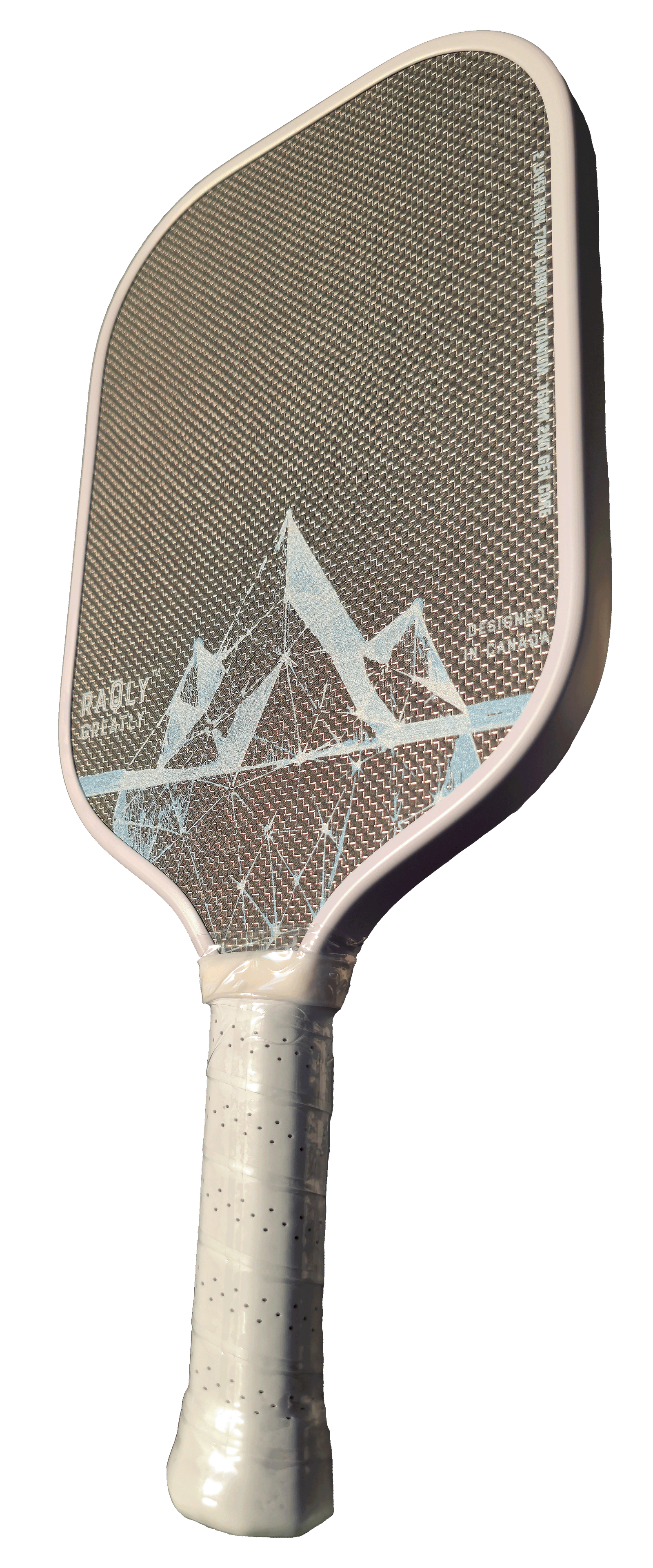 RAQLY Greatly Titanium T700 Carbon Pickleball Paddle - Sports Virtuoso