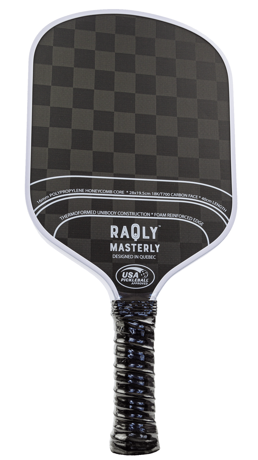 RAQLY Masterly 18K T700 Carbon Pickleball Paddle  