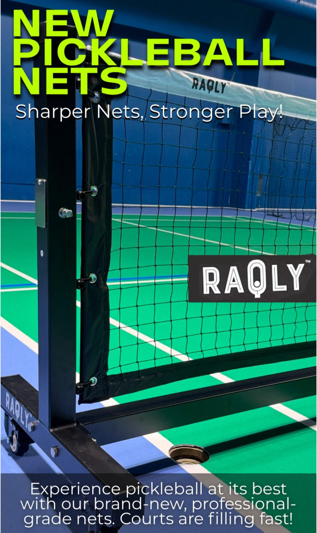RAQLY Pro Pickleball Net