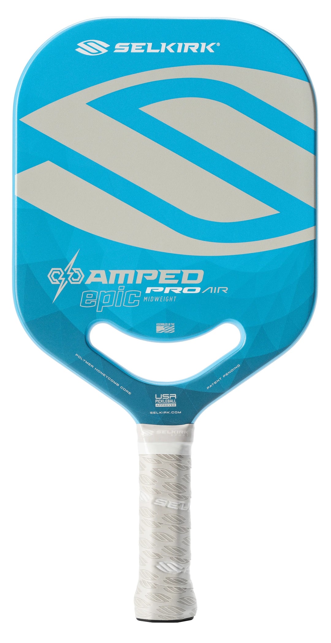 Selkirk Amped Pro Air Epic Pickleball Paddle (Demo) Medium-7.8-8.2oz-Blue 