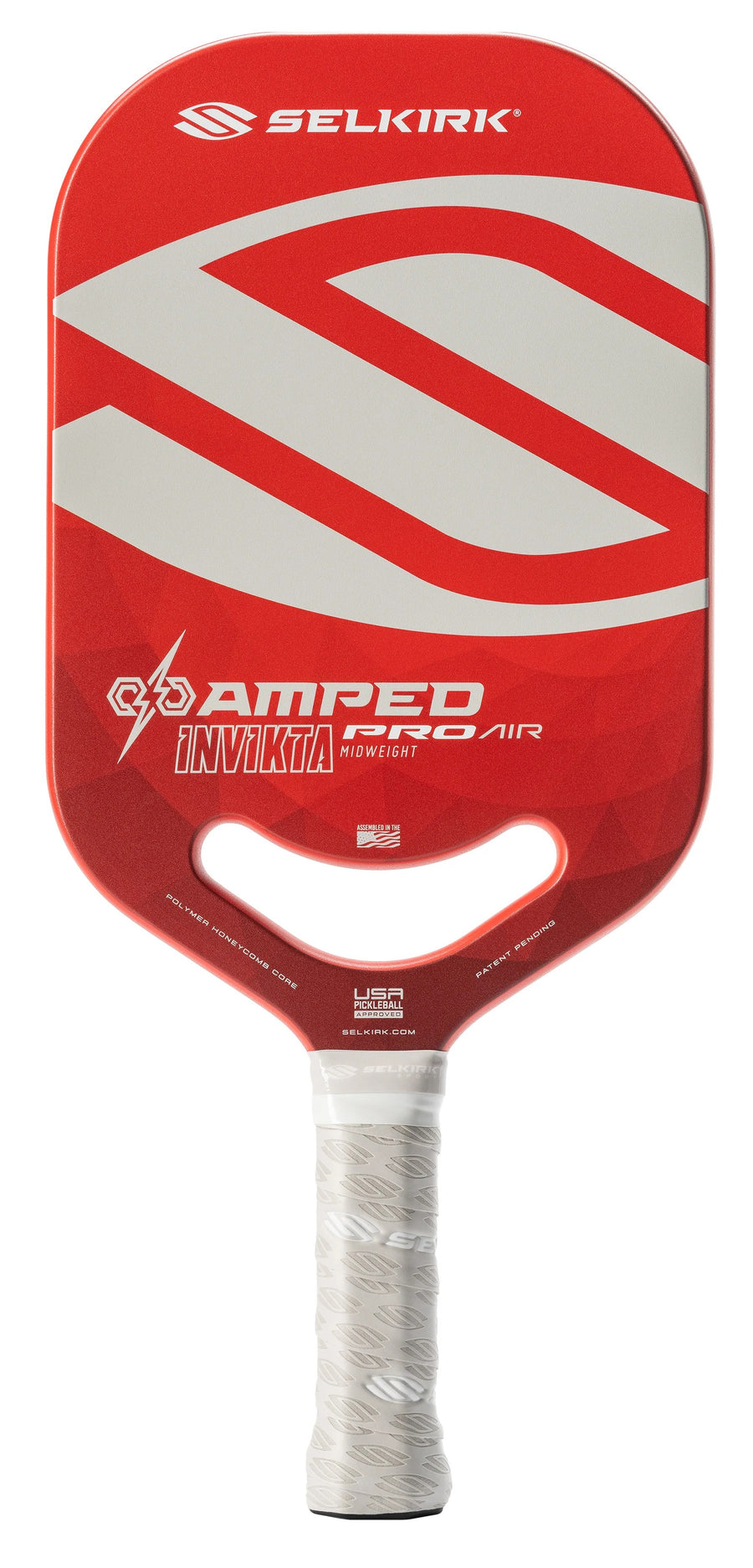 Selkirk Amped Pro Air Invikta Pickleball Paddle (Demo) Medium-7.8-8.2oz-Red 