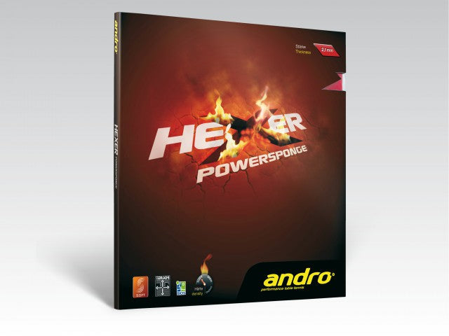 andro Hexer Powersponge Rubber