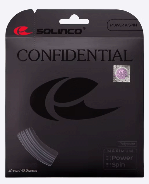 Solinco Confidential 16Lg 125 Tennis 12M String Set - Sports Virtuoso