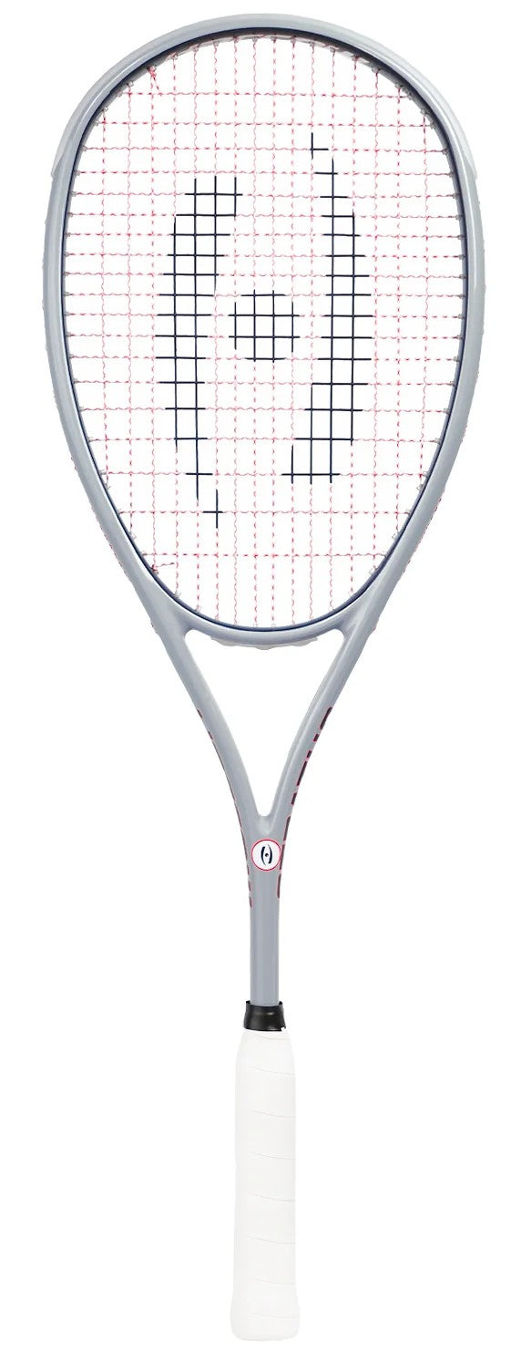 Harrow Stratus Grey/Navy Squash Racquet - Sports Virtuoso