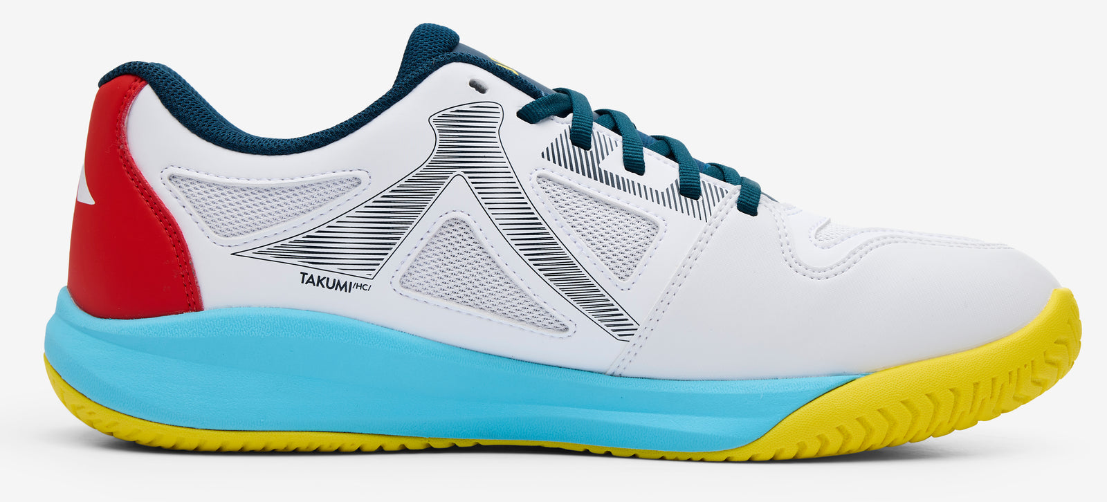 Kanso Takumi HC Hard Court Tennis-Pickleball Shoe White/Candy - Sports Virtuoso