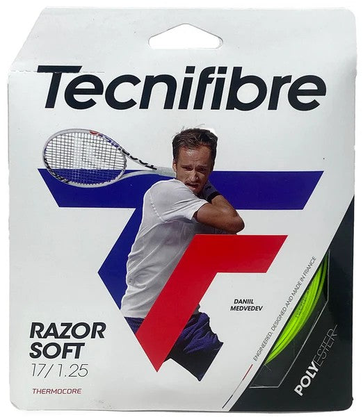 Tecnifibre Razor Soft 125 17g Tennis 12M String Set