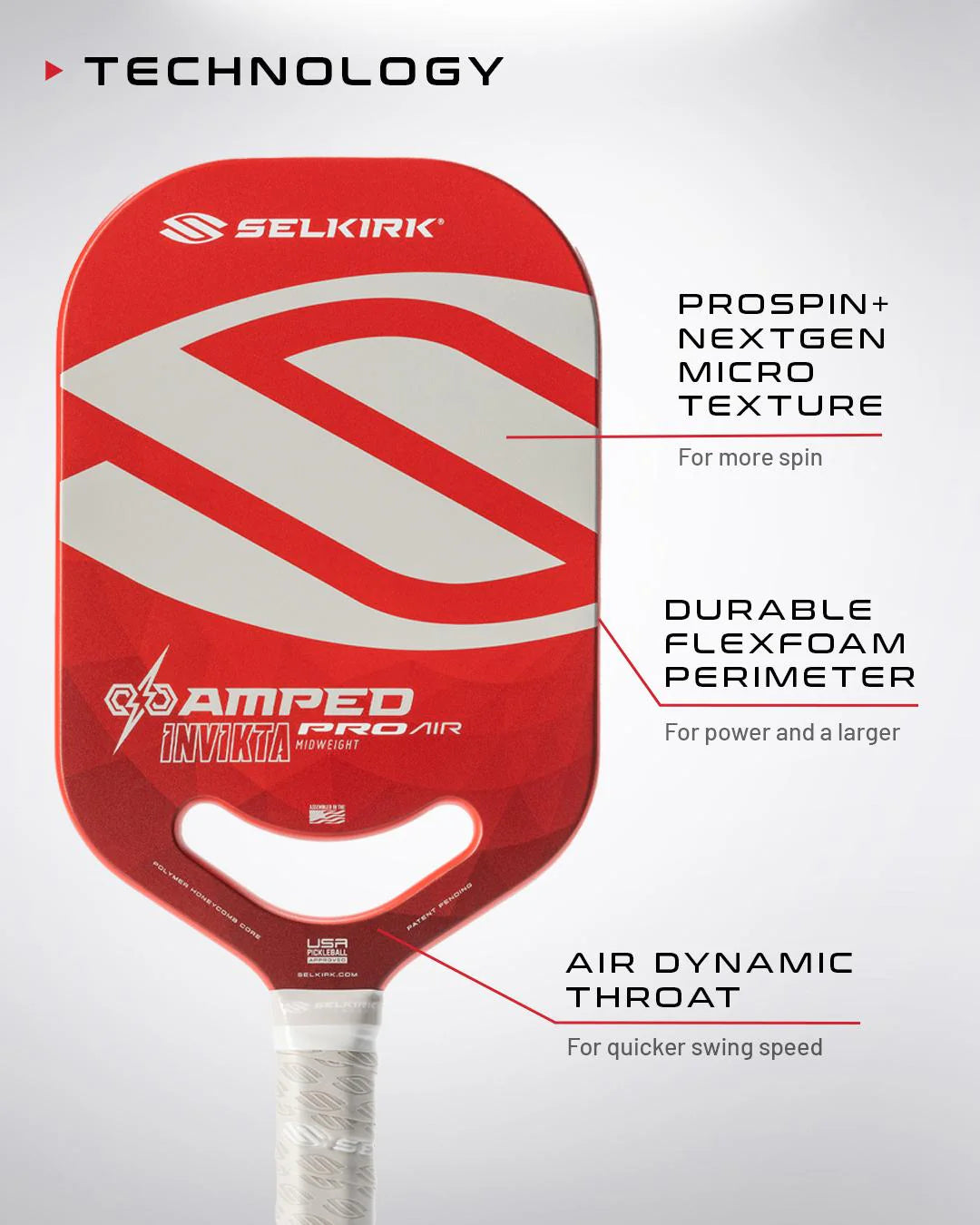 Selkirk Amped Pro Air Epic Pickleball Paddle (Demo)  