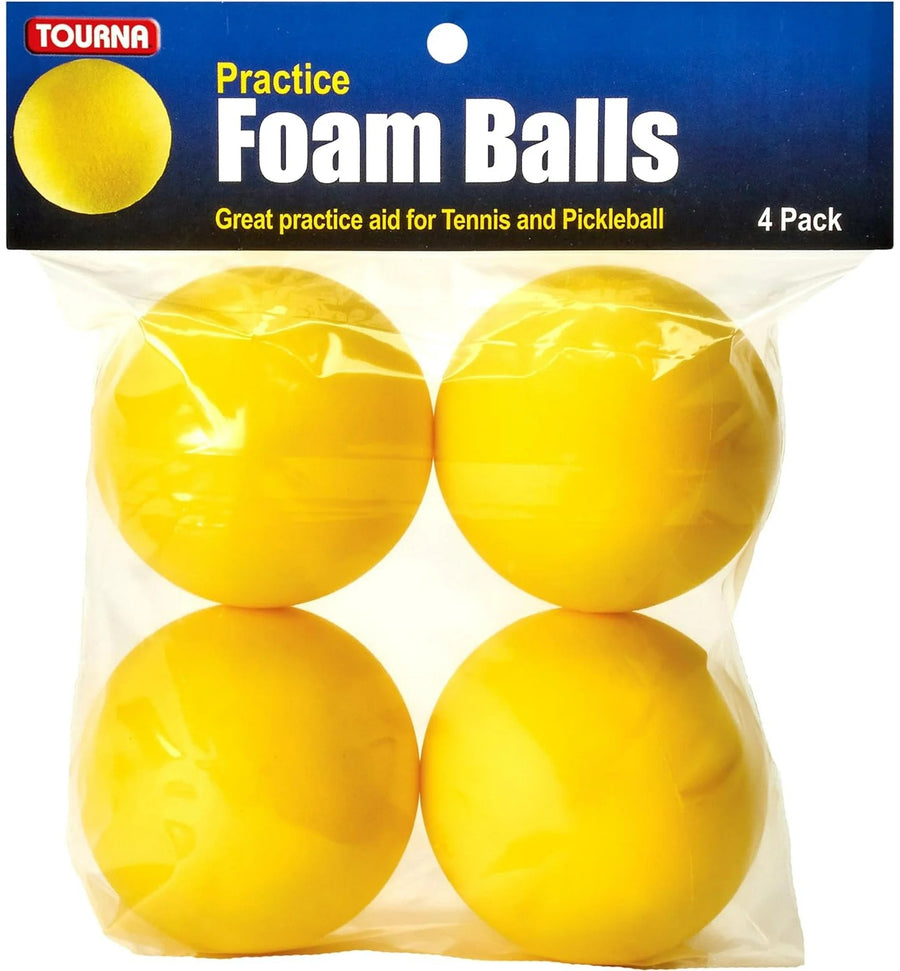 Tourna Foam Tennis Size Balls 4-Pack  