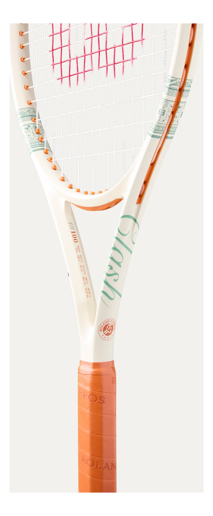 WILSON CLASH 100 V3.0 Roland Garros 2026 Tennis Racquet Unstrung