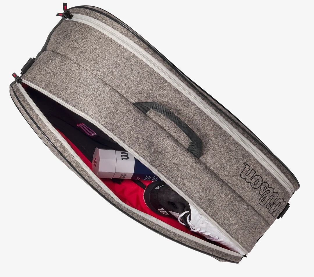 Wilson Team Pack 6-Racquet Bag Heather Grey  