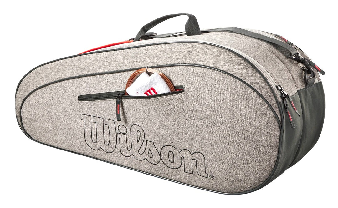 Wilson Team Pack 6-Racquet Bag Heather Grey  