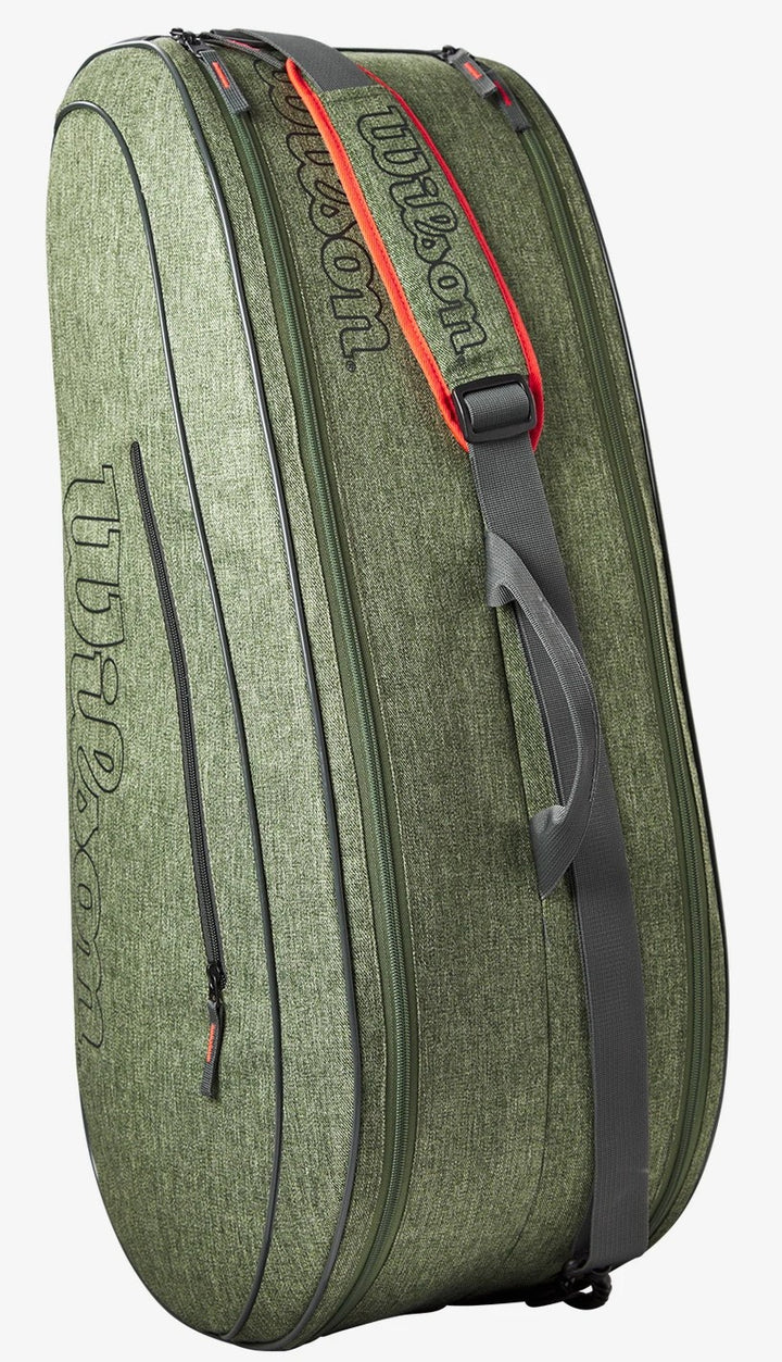 Wilson Team Pack 6-Racquet Bag Heather Green  