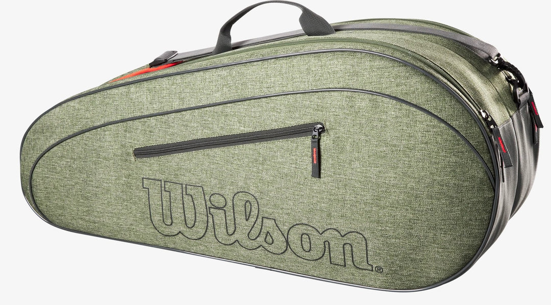 Wilson Team Pack 6-Racquet Bag Heather Green  