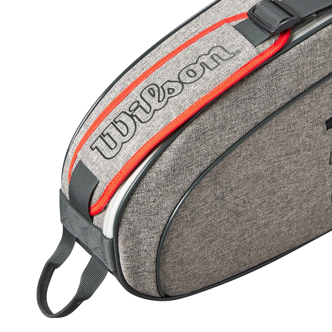 Wilson Team Pack 3-Racquet Bag Heather Grey  