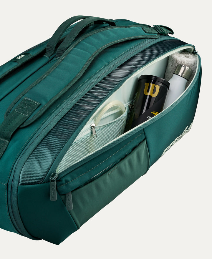 Wilson V10 9-Racquet Bag Green Blade Series