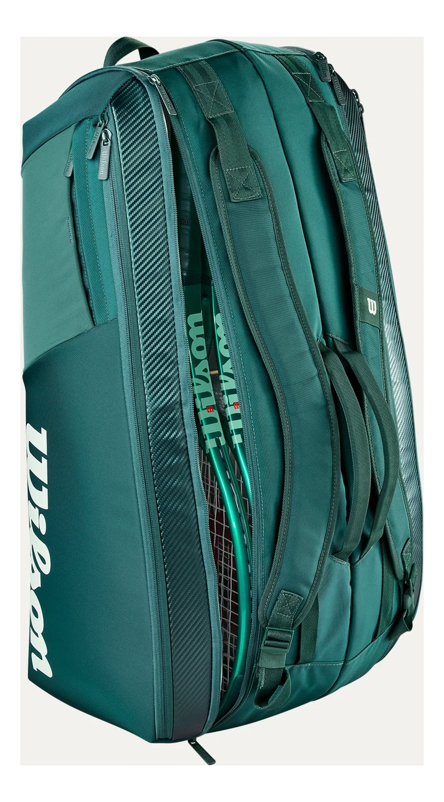 Wilson V10 9-Racquet Bag Green Blade Series