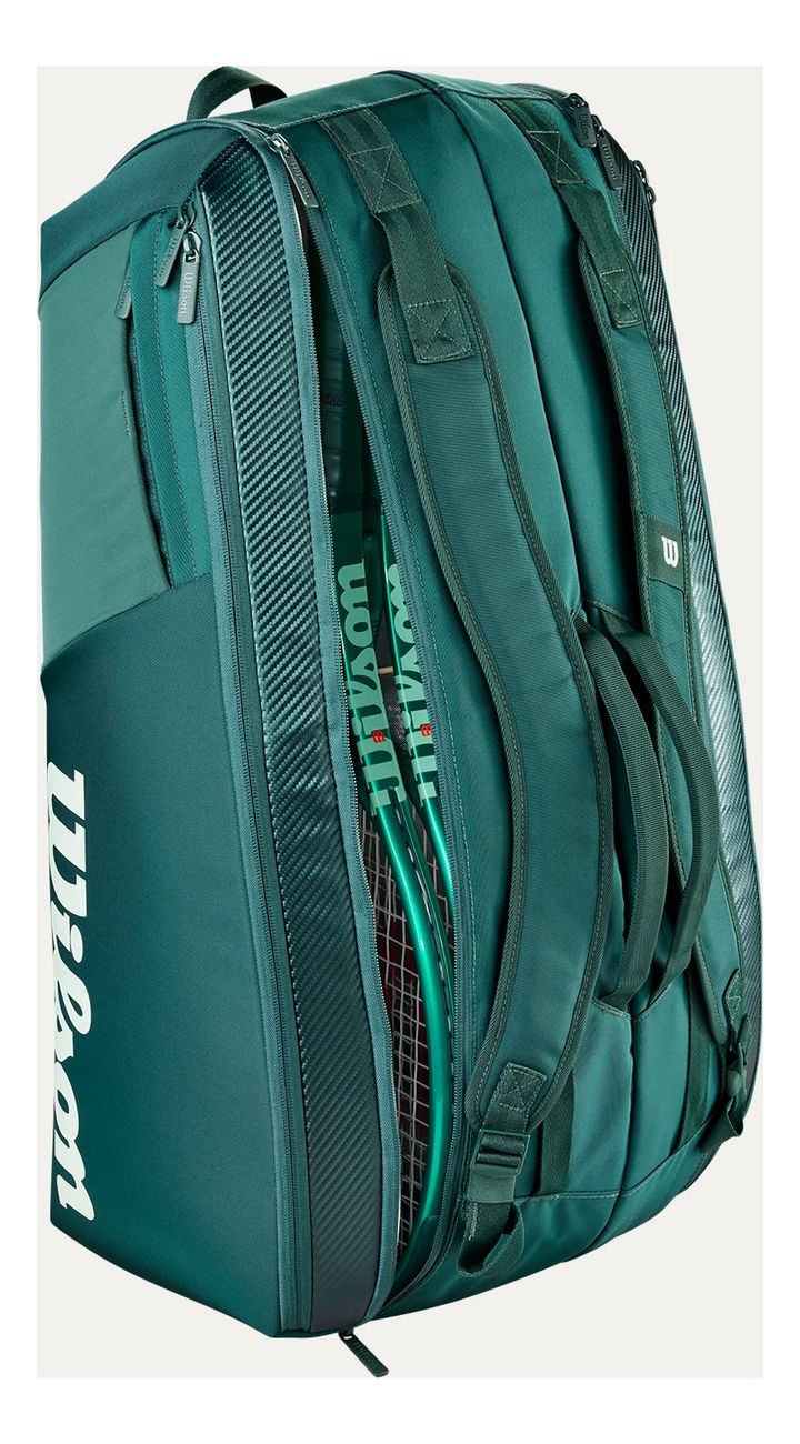 Wilson V10 9-Racquet Bag Green Blade Series