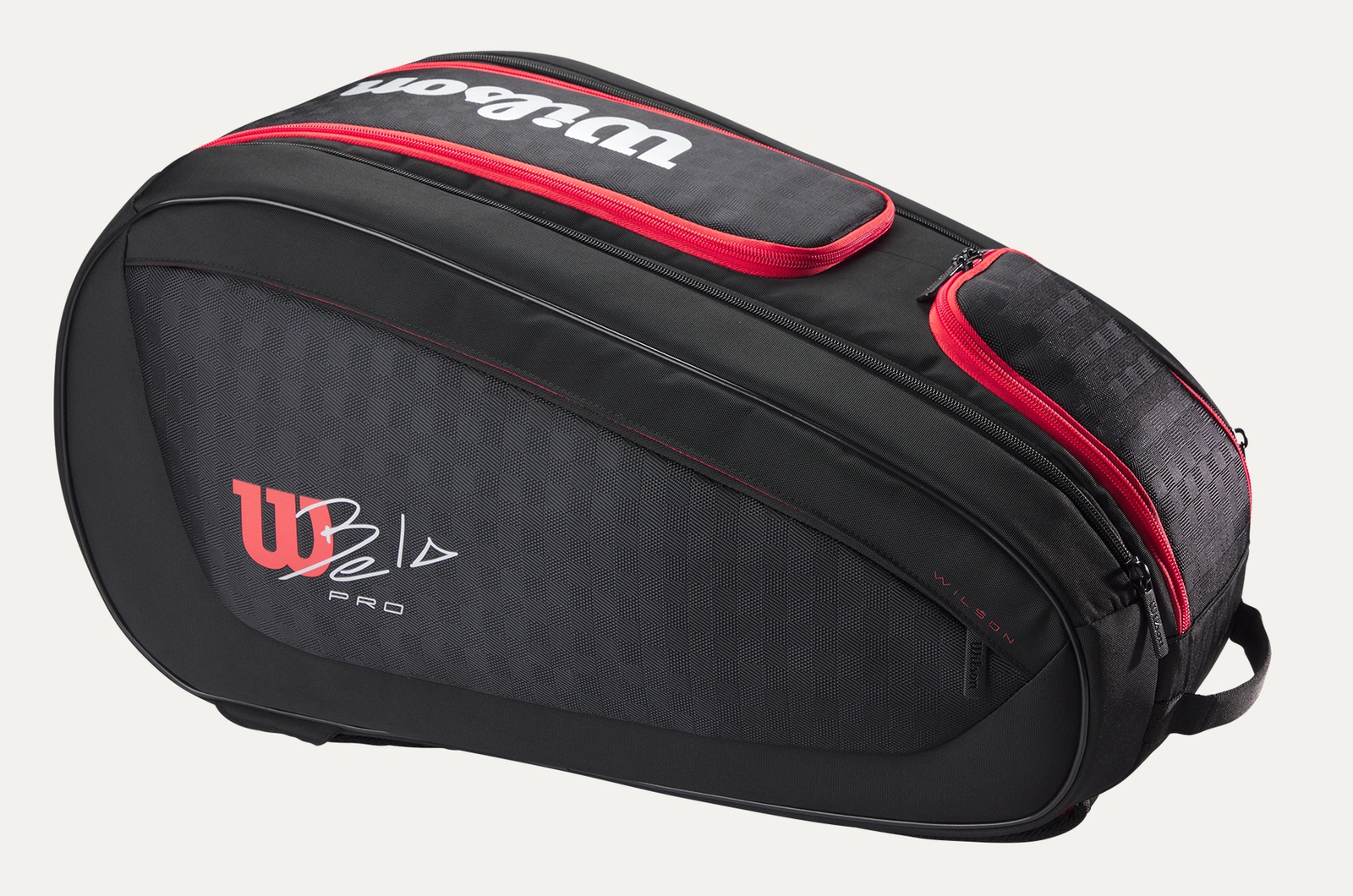 Wilson Bela V3 Padel Bag Black-Red - Sports Virtuoso