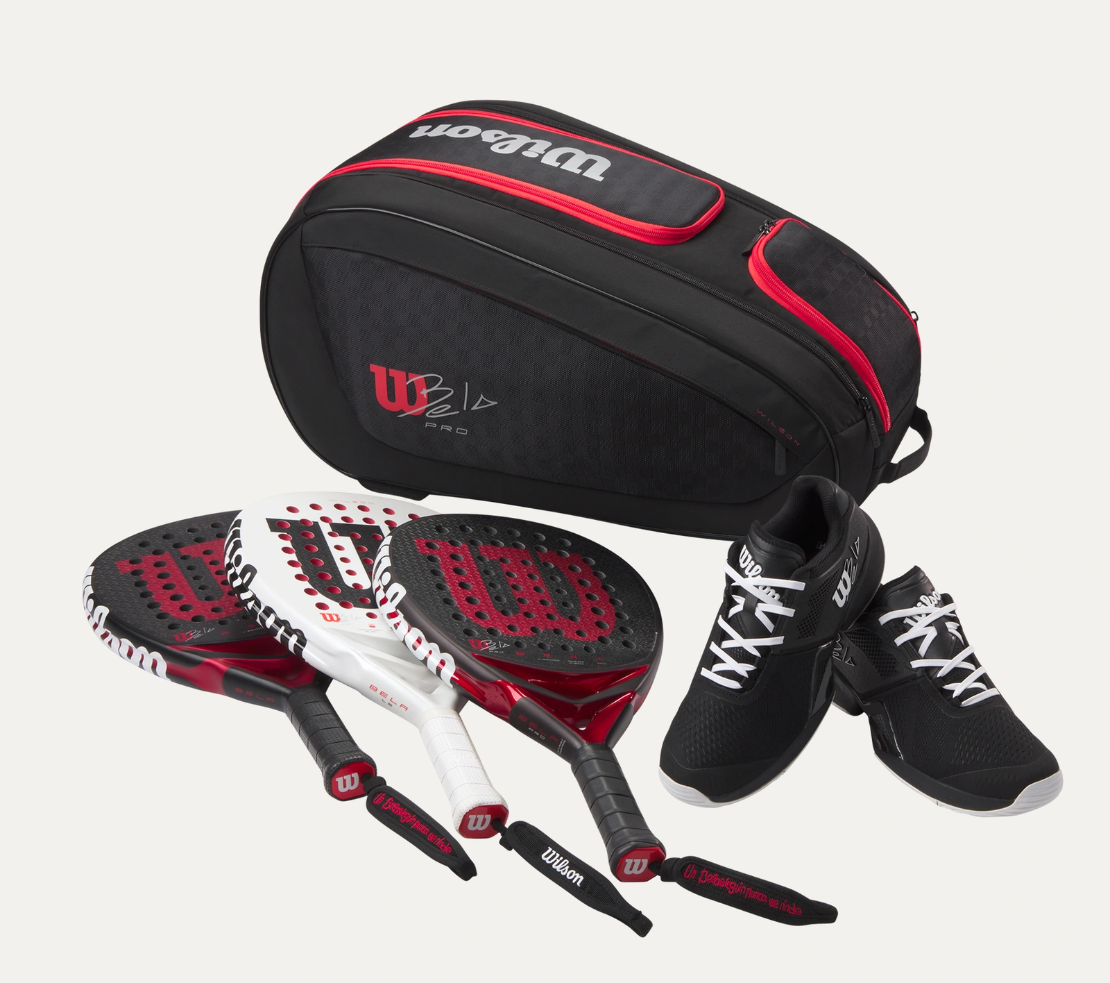 Wilson Bela V3 Padel Bag Black-Red - Sports Virtuoso