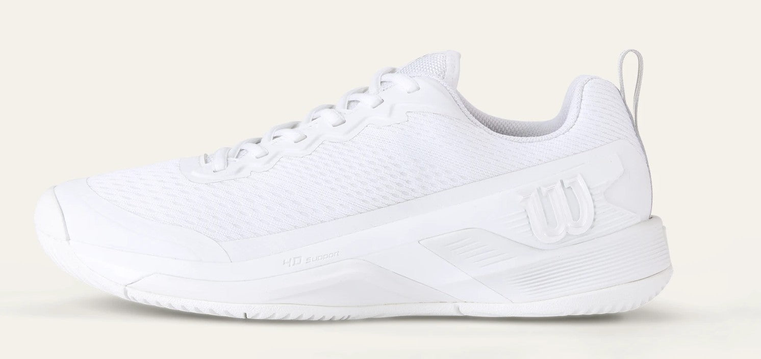 Wilson RUSH PRO 4.5 White/White Tennis Shoes - Sports Virtuoso