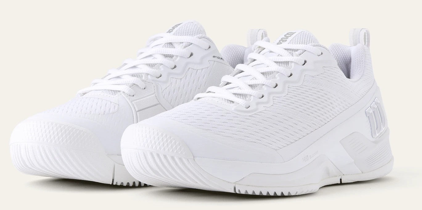 Wilson RUSH PRO 4.5 White/White Tennis Shoes - Sports Virtuoso
