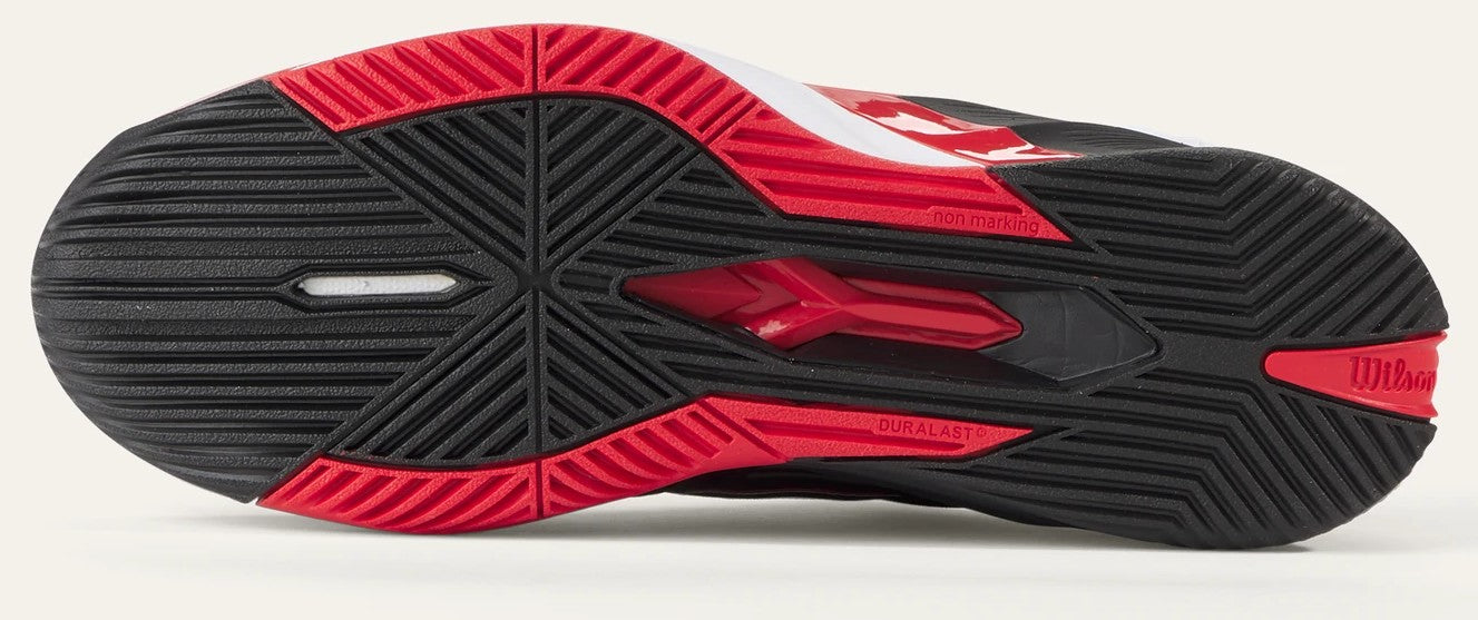 Wilson RUSH PRO 4.5 Black/Infrared/White Tennis Shoes - Sports Virtuoso