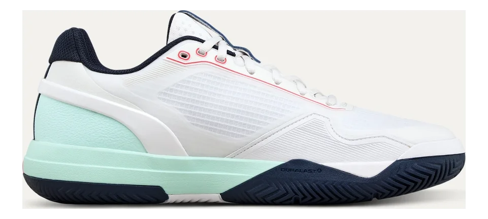 Wilson RUSH PRO 5 White/Bay/Fiery Coral Tennis Shoes