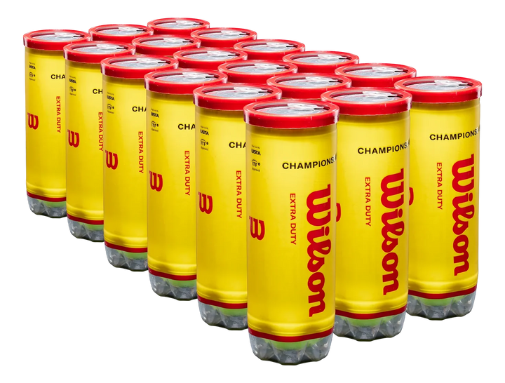 Wilson Championship Extra Duty Tennis Balls Case - 24 of 3 Ball Cans (72 balls)