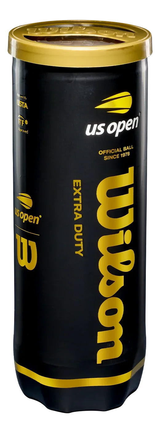 Wilson US Open Extra Duty Tennis Balls Case - 24 of 3 Ball Cans (72 balls)