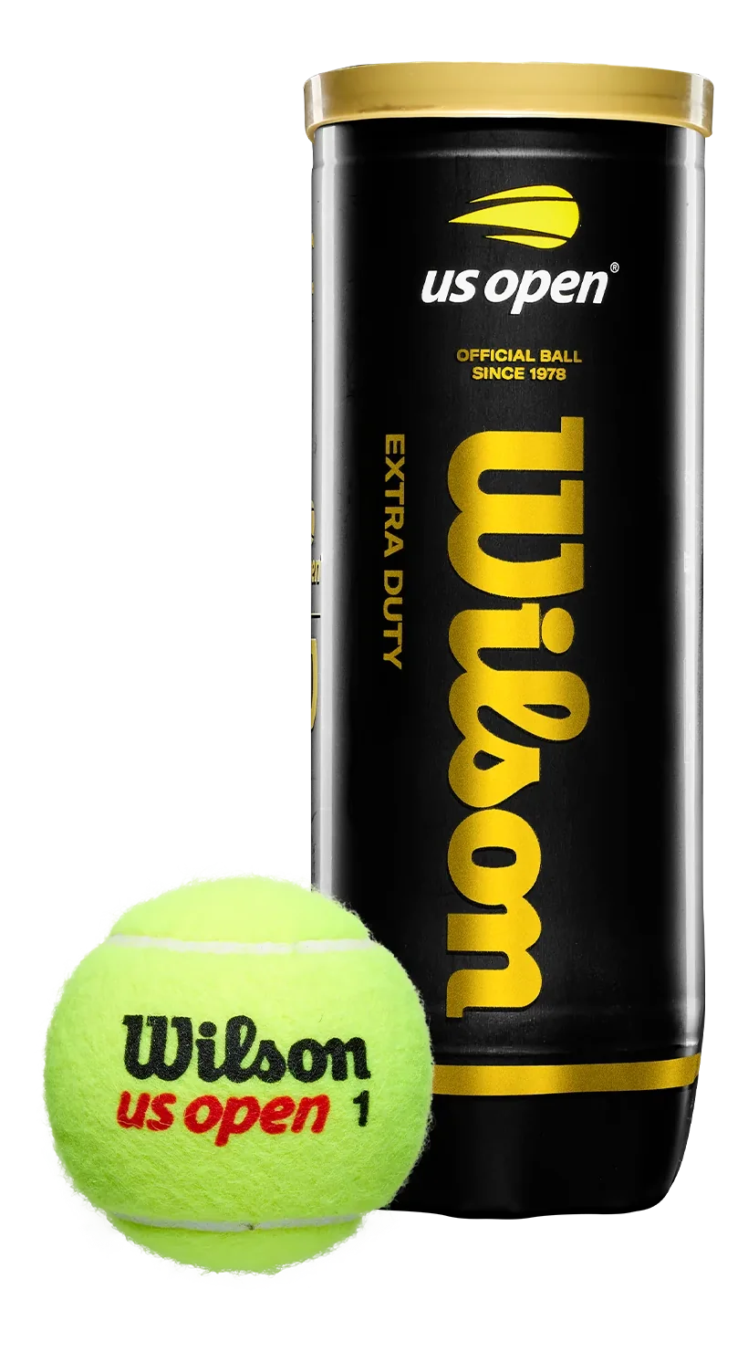 Wilson US Open Extra Duty Tennis Balls Case - 24 of 3 Ball Cans (72 balls)
